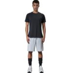 Body Action Lightweight Short-Sleeve Yoga T-Shirt Black Ανδρική Κοντομάνικη Μαύρη