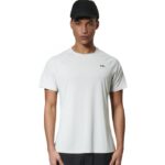 Body Action Lightweight Short-Sleeve Yoga T-Shirt Light Grey Ανδρική Κοντομάνικη Ανοιχτό Γκρι