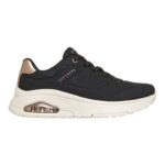 Skechers Uno Flex- Eco Air Γυναικεία Sneakers Μαύρα