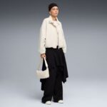 Puma Style Jacket Windbreaker Γυναικείο Αντιανεμικό Εκρού