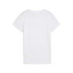 Puma Ess Metallic Tee Γυναικείο Κοντομάνικο Λευκό