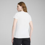 Puma Ess Metallic Tee Γυναικείο Κοντομάνικο Λευκό