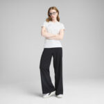 Puma Ess Metallic Tee Γυναικείο Κοντομάνικο Λευκό