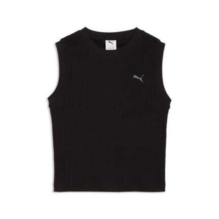 Puma Her Comfort Tank Γυναικεία Αμάνικη Μπλούζα Μαύρη