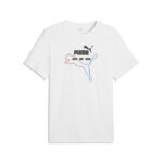 Puma Ess Logo Lab Summer Tee Ανδρικό Κοντομάνικο Λευκό