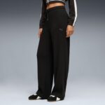 Puma Her Comfort High-West Wide Leg Γυναικείο Παντελόνι Μαύρο