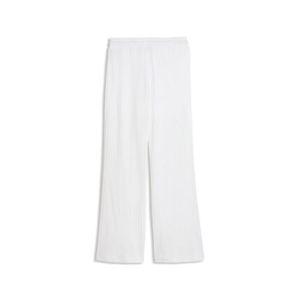 Puma Her Comfort High-West Wide Leg Γυναικείο Παντελόνι Λευκό