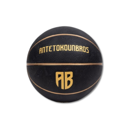 AntetokounBros Gold Ball Mπάλα Μπάσκετ Μαύρη / Χρυσή