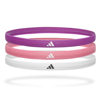 adidas Hairbands Purple Pink White Αθλητικό Περιμετώπιο Μωβ / Ροζ / Λευκό