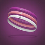 adidas Hairbands Purple Pink White Αθλητικό Περιμετώπιο Μωβ / Ροζ / Λευκό