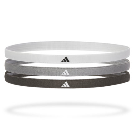 adidas Hairbands White, Grey, Black Αθλητικό Περιμετώπιο Mαύρο / Γκρι /Λευκό