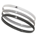 adidas Hairbands White, Grey, Black Αθλητικό Περιμετώπιο Mαύρο / Γκρι /Λευκό