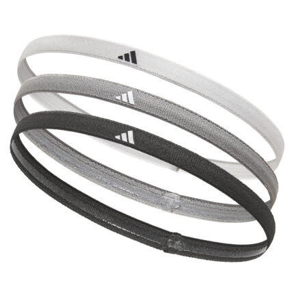 adidas Hairbands White, Grey, Black Αθλητικό Περιμετώπιο Mαύρο / Γκρι /Λευκό