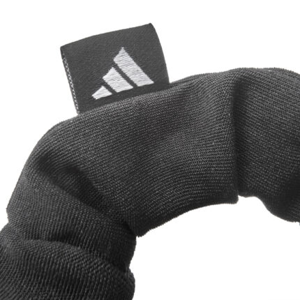 adidas Hair Scrunchies Thin Black & White Λαστιχάκια Μαλλιών Mαύρο / Λευκό