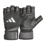adidas Wrist Wrap Training Gloves Γάντια Γυμναστηρίου Μάυρα Medium