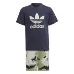 adidas Originals Camo Shorts and Tee Set