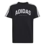 adidas Codes Collegiate Graphic Tee Kids Παιδικό Κοντομάνικο Μαύρο