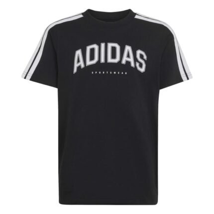 adidas Codes Collegiate Graphic Tee Kids Παιδικό Κοντομάνικο Μαύρο