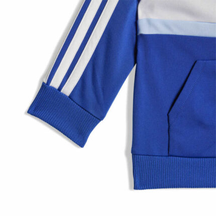 adidas Seasonal Essentials Tiberio 3-Stripes Tricot Track Suit Kids Βρεφικό Σετ Φόρμας Μπλε