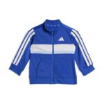 adidas Seasonal Essentials Tiberio 3-Stripes Tricot Track Suit Kids Βρεφικό Σετ Φόρμας Μπλε