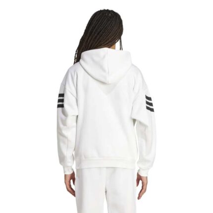 adidas Future Icons 3-Stripes Full-Zip Hoodie Ζακέτα Λευκή