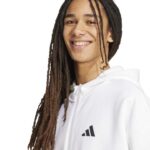 adidas Future Icons 3-Stripes Full-Zip Hoodie Ζακέτα Λευκή