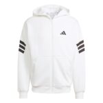 adidas Future Icons 3-Stripes Full-Zip Hoodie Ζακέτα Λευκή