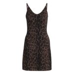 adidas Seasonal Essentials Leopard Print 3-Stripes Γυναικείο Φόρεμα Λεοπάρ