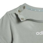adidas Essentials Tee Set Kids Βρεφικό Σετ Πράσινο Μέντας/ Γκρι