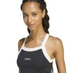 adidas Seasonal Essentials Colorpop Top Γυναικεία Αμάνικη Μπλούζα Μαύρη