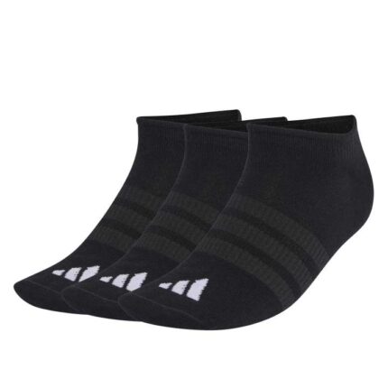 adidas Thin & Light Ess No Show Socks 3P Kάλτσες Μαύρες