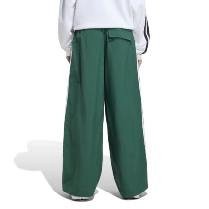 adidas Essentials 3-Stripes Lifestyle Woven Parachute Pants Γυναικείο Παντελόνι Πράσινο