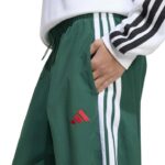 adidas Essentials 3-Stripes Lifestyle Woven Parachute Pants Γυναικείο Παντελόνι Πράσινο