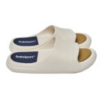 Body Action Pool Slides Ecru White Παντόφλες Εκρού
