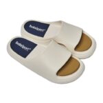 Body Action Pool Slides Ecru White Παντόφλες Εκρού