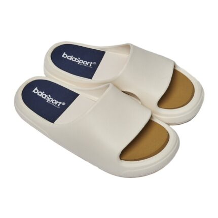 Body Action Pool Slides Ecru White Παντόφλες Εκρού