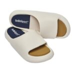 Body Action Pool Slides Ecru White Παντόφλες Εκρού