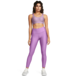 Under Armour HeatGear Armour No-Slip Waistband Ankle Leggings Γυναικείο Κολάν 7/8 Μωβ Λιλά