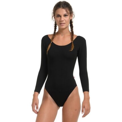 Dansport Leotard Γυναικείο Κορμάκι Μπαλέτου / Ενόργανης Μαύρο