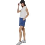 Body Action Modal Cropped Top White Alyssum Γυναικεία Κοντομάνικη Λευκή