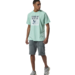 Body Action Beach Lifestyle Graphic Tee Glass Green