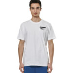 Body Action Slim Fit T-Shirt White Ανδρικό Κοντομάνικο Λευκό