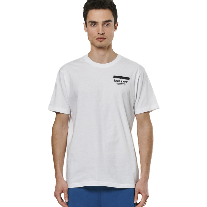 CREATOR: gd-jpeg v1.0 (using IJG JPEG v62), quality = 100 Body Action Slim Fit T-Shirt White Ανδρικό Κοντομάνικο Λευκό