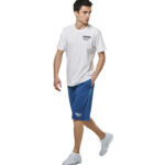 Body Action Slim Fit T-Shirt White Ανδρικό Κοντομάνικο Λευκό