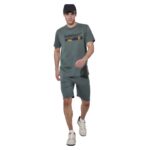 Body Action Ανδρικό Κλασικό T-Shirt Λαδί