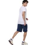 Body Action Slim Fit Stretch Jersey T-Shirt White Ανδρική Κοντομάνικη Λευκή