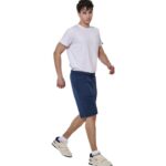 Body Action Slim Fit Stretch Jersey T-Shirt White Ανδρική Κοντομάνικη Λευκή