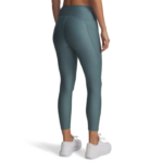 Under Armour HeatGear Armour No-Slip Waistband Ankle Leggings Γυναικείο Κολάν 7/8 Πετρόλ