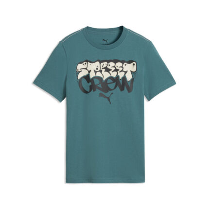 Puma MID90s Graphic Tee Παιδική Κοντομάνικη Μπλούζα Πετρόλ