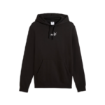 Puma Ess Small No.1 Logo centered Fleece Hoodie Ανδρική Φούτερ Μπλούζα με Κουκούλα Μαύρη